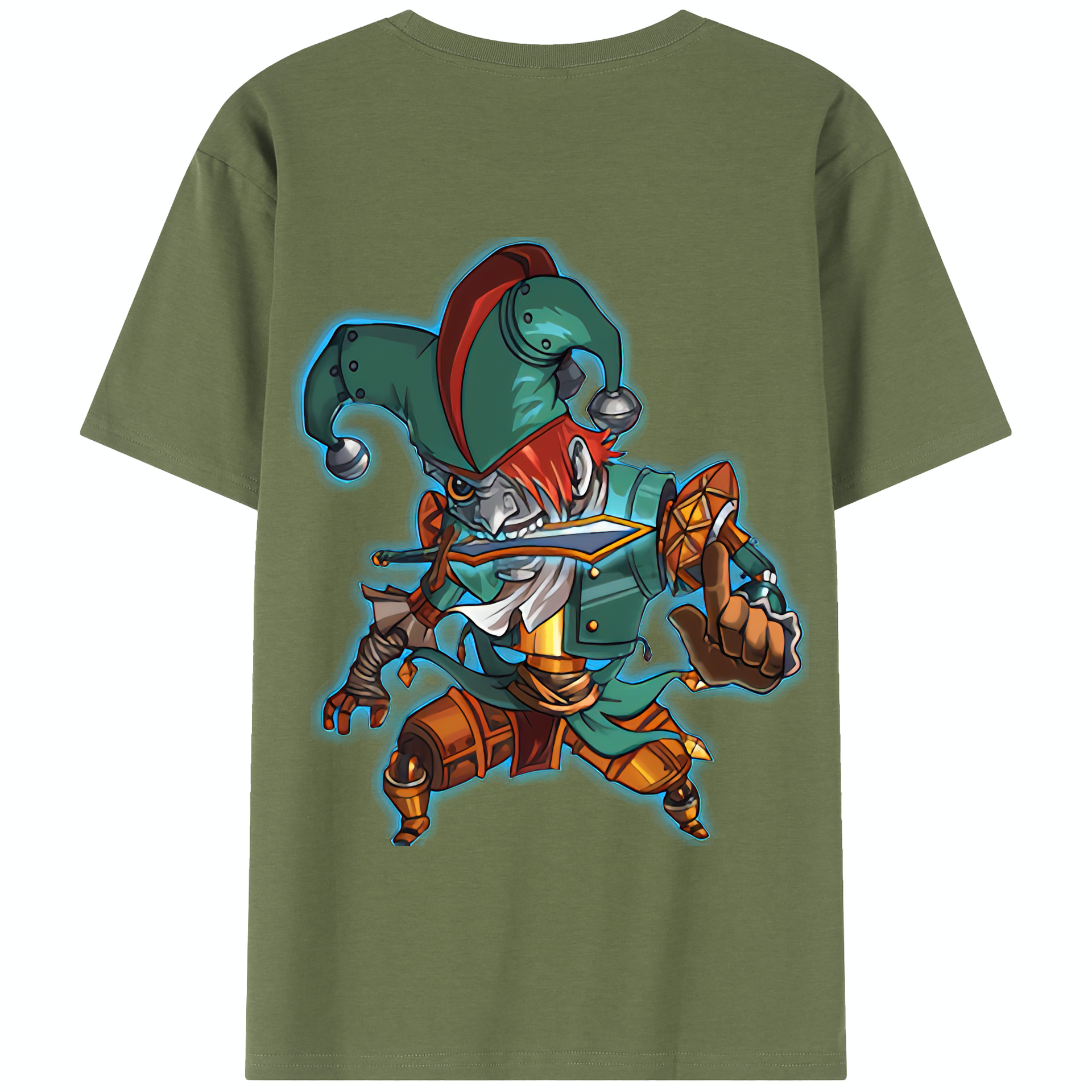 リーグ・オブ・レジェンド League of Legends LOL 綿100％半袖Tシャツ（背面プリント）